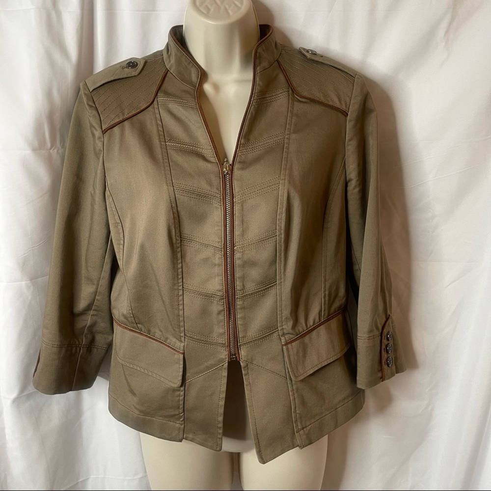 White House Black Market Tan Jacket